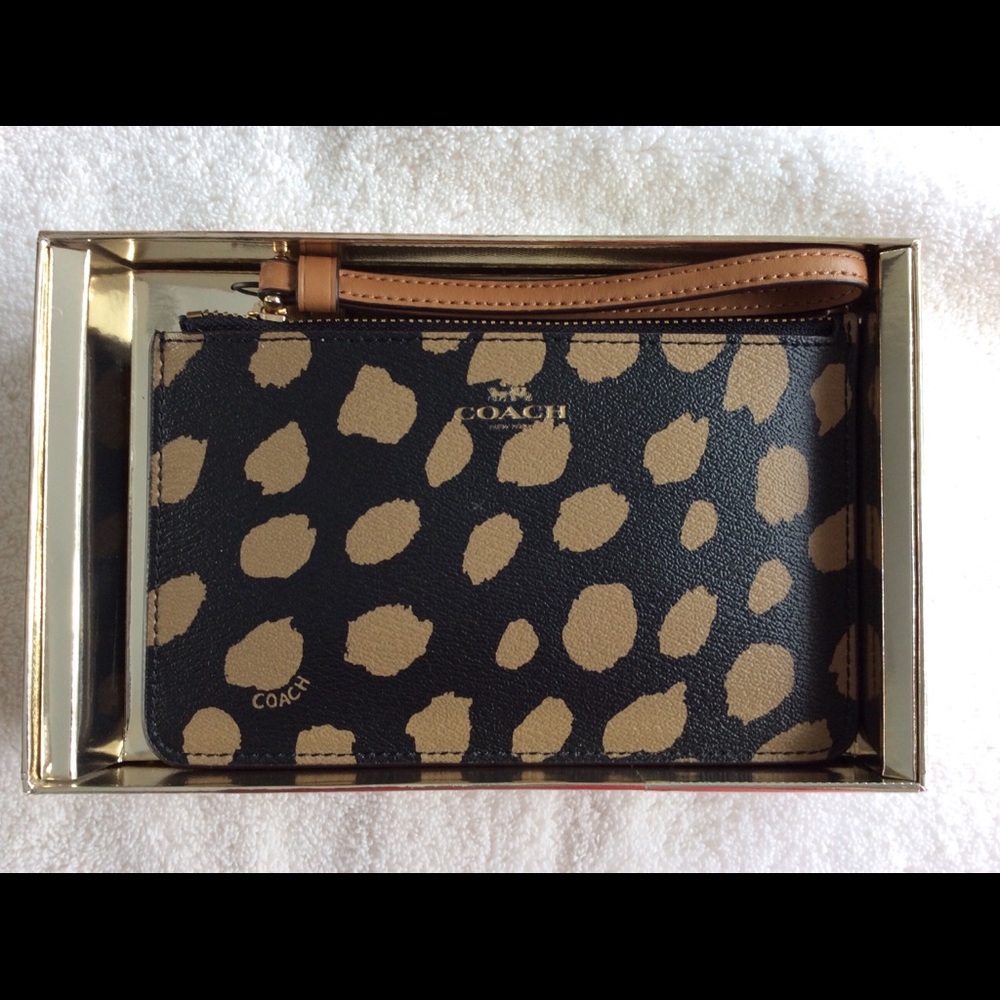 Coach Deer Spot Small Wristlet